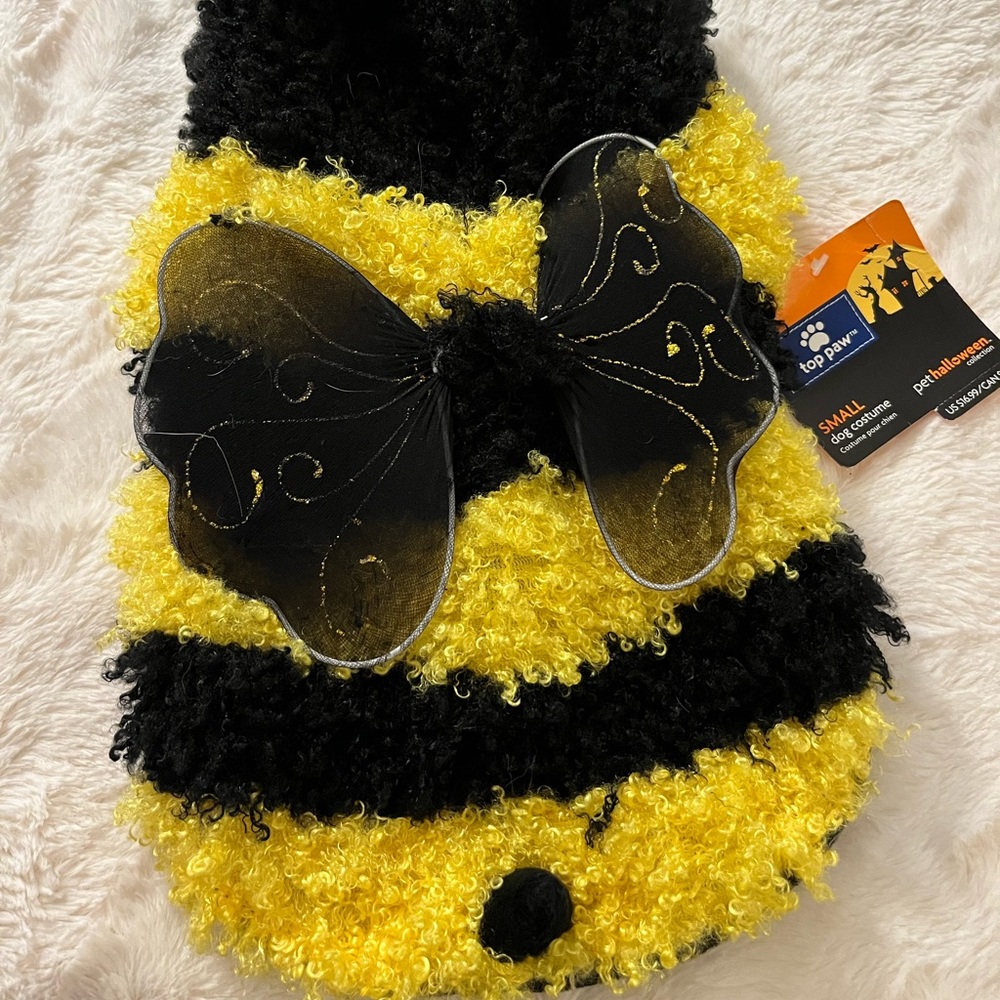 🌴5/$20‼️NWT | Top Paw | Bumble Bee Dog Costume | Small - Picture 2 of 4